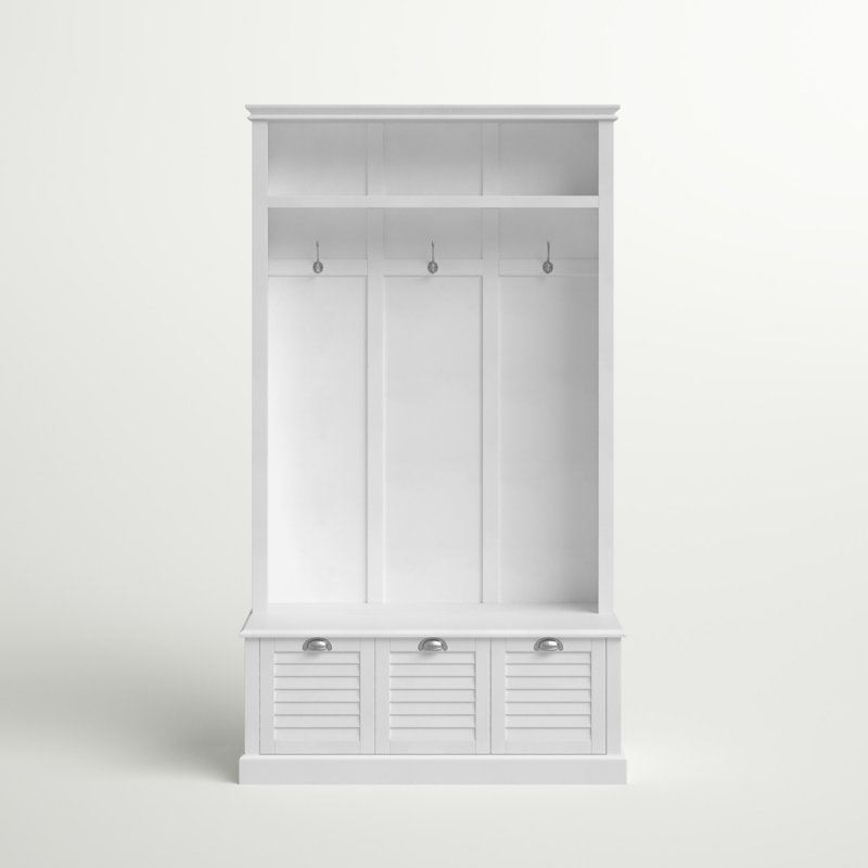 Three Posts™ Corte Hall Tree 42.5'' Wide with Bench & Reviews Wayfair